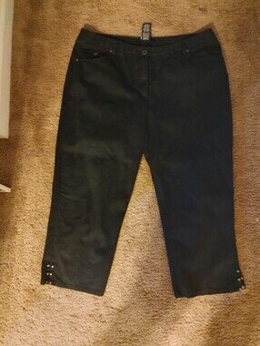 Zac &Rachel Classic Black Slim Pants Sz 12